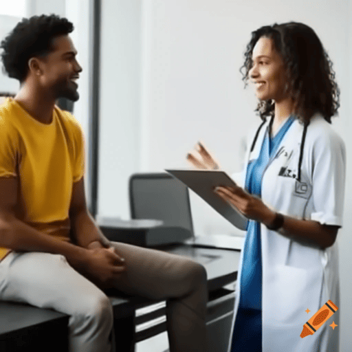 um paciente sendo avaliado para diagnostico de fibromialgia e aposentadoria