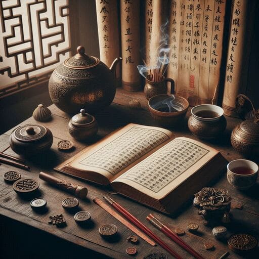 I Ching, livro das mutações, em chinês