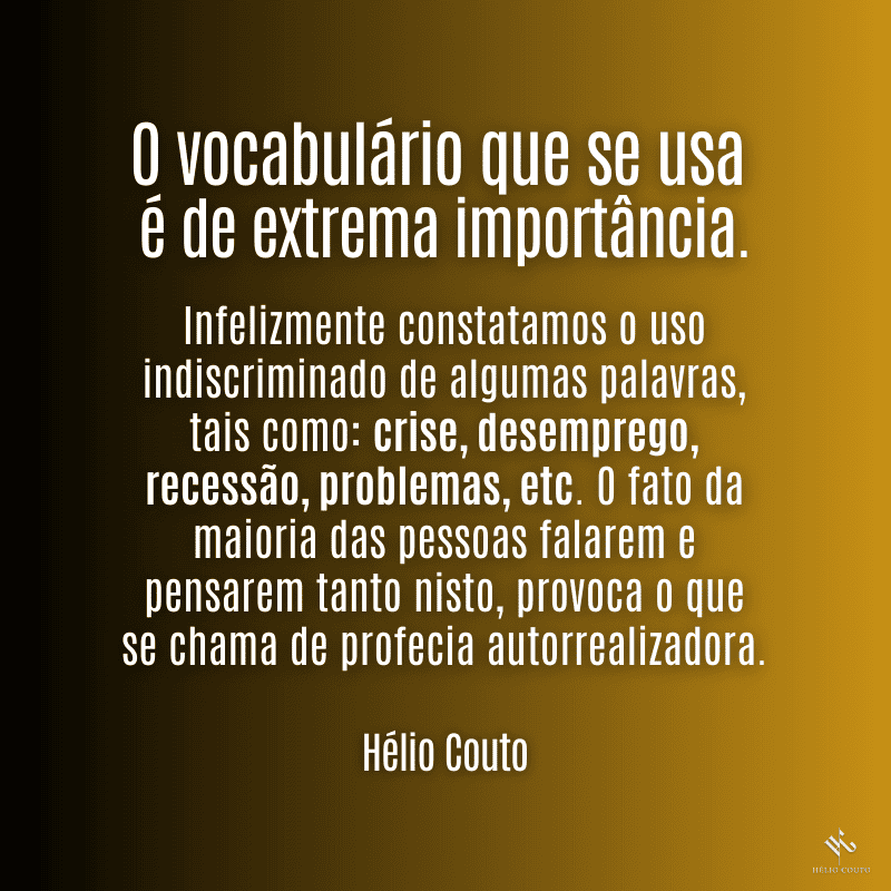 texto sobre prosperidade de Hélio Couto
