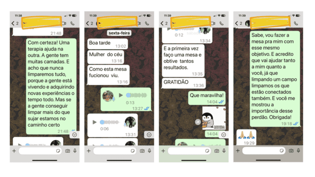 conversa sobre o poder do perdão